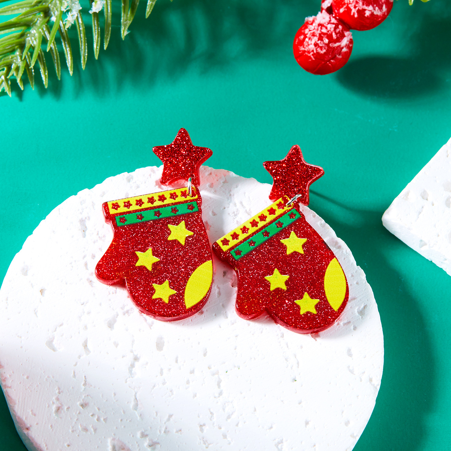 7g Weight Christmas Festival Women's Gender Cute Style Cute Drop Earrings 15