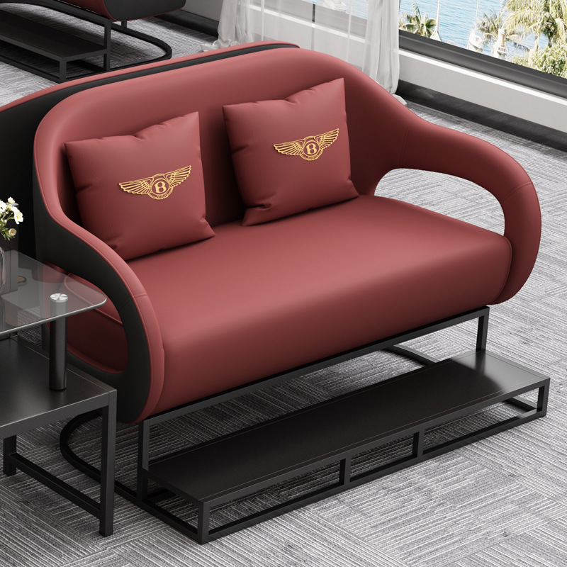 Sala de billar de lujo ligero, sofá, sala de billar, silla para ver el juego, asiento de tarjeta especial para ver el juego, nuevo tipo de combinación de mesa y silla de alta calidad