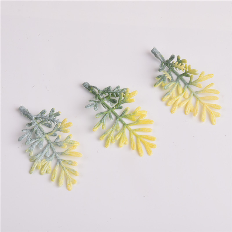 Decoraciones de Navidad hojas verdes ramas agujas de pino ramas árbol de Navidad guirnalda colgante de pared hecho a mano accesorios de bricolaje decoraciones