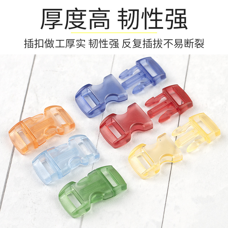 Plastic bracelet with clasp handmade, 1cm