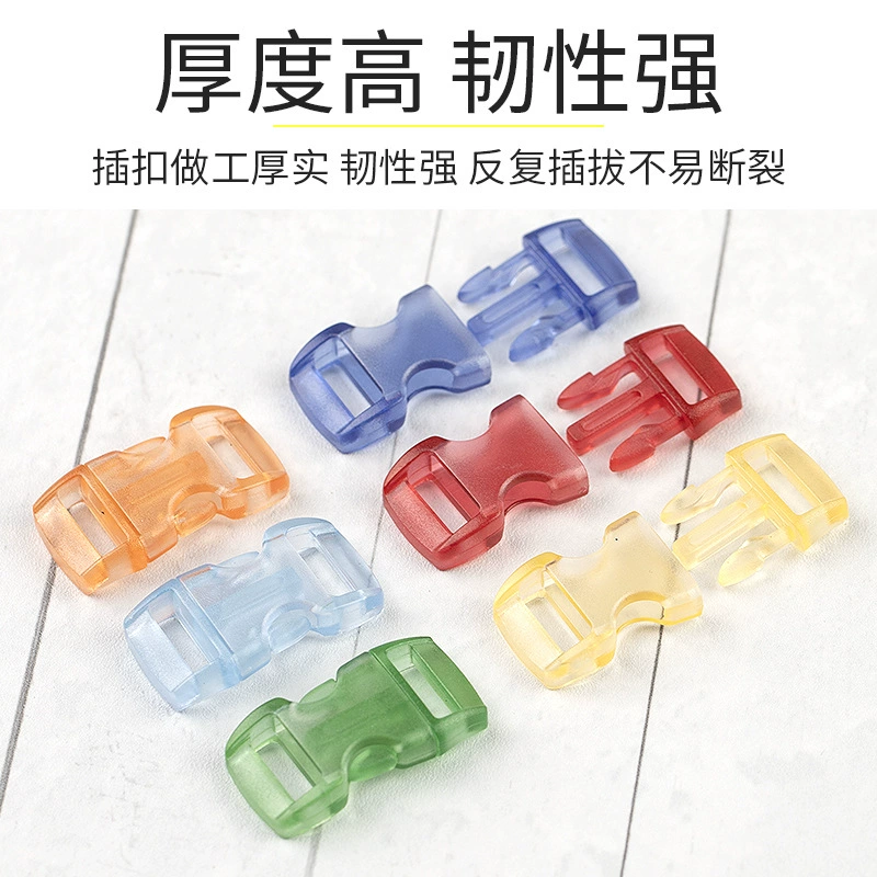 Plastic bracelet with clasp handmade, 1cm