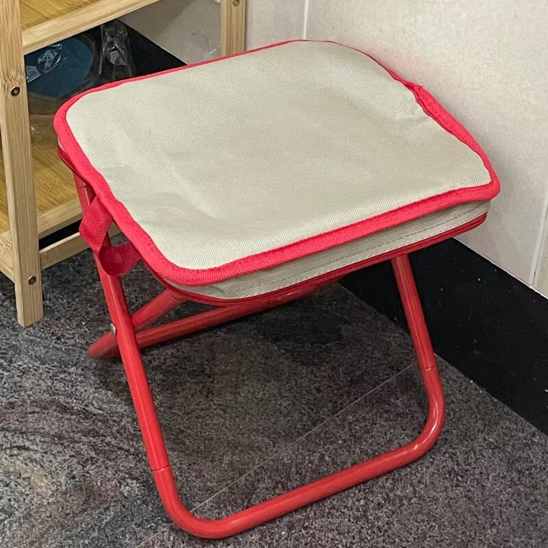 便携户外露营折叠椅子火车站小板凳露营钓鱼凳迷你折叠笔袋小马扎|undefined