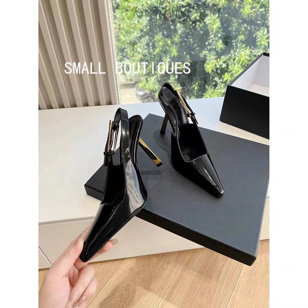 Sexy Strümpfe tragen High Heels Frauen neue Lackleder 6CM Gold Ferse Sandalen Sommerkleid tragen 9CM Sandalen_voghion.com