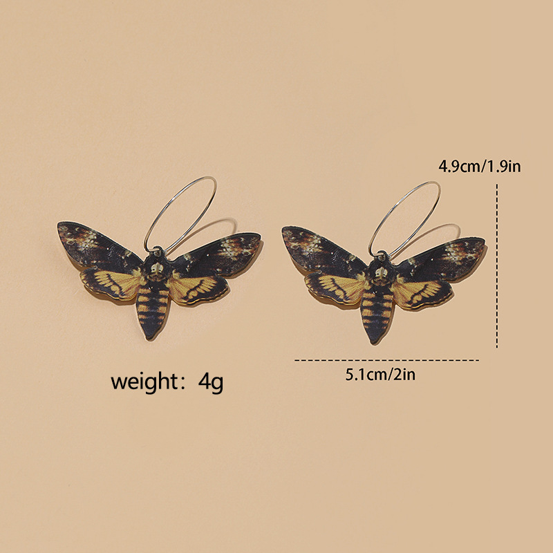 Fashion Butterfly Arylic Earrings 1 Pair display picture 1