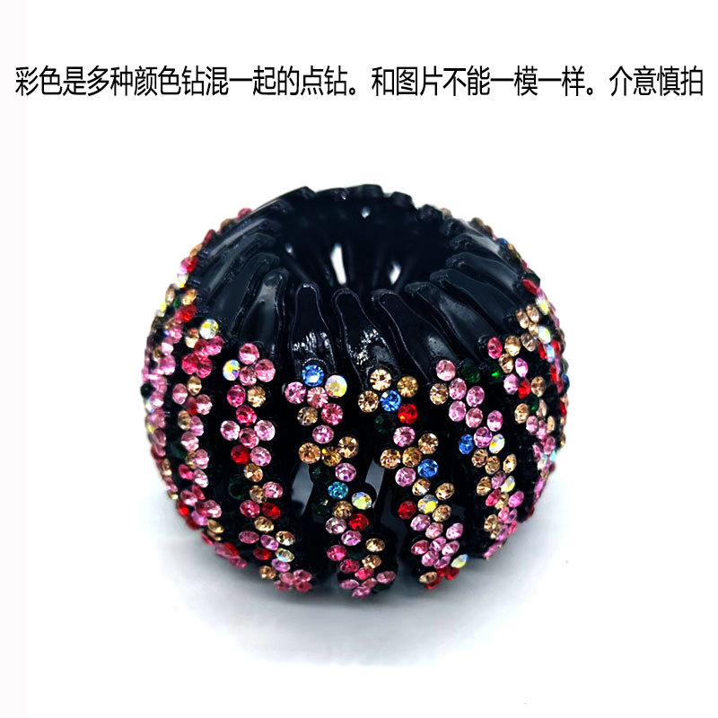 Nuevo Nido de Pájaro updo artefacto bola perezosa cabeza pelo anillo Cola de Caballo pelo clip danza rhinestone tocado accesorios para el cabello horquilla para las mujeres