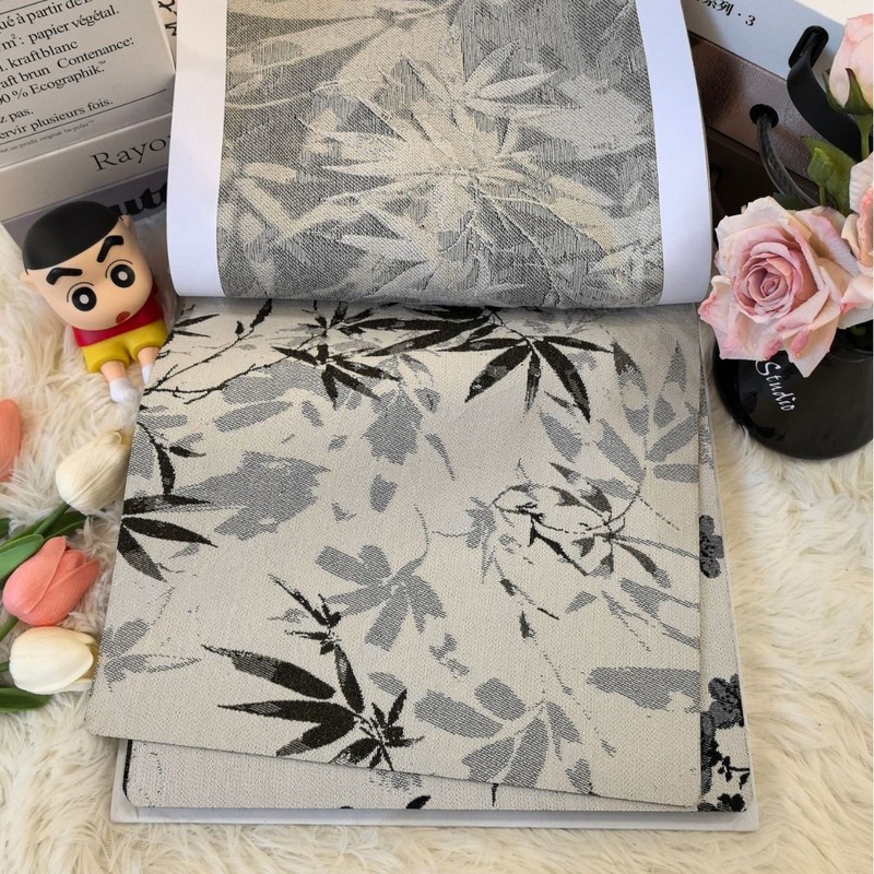法式复古窗帘宋氏美学中古风棉麻色织提花客厅卧室高级感窗帘批发|undefined