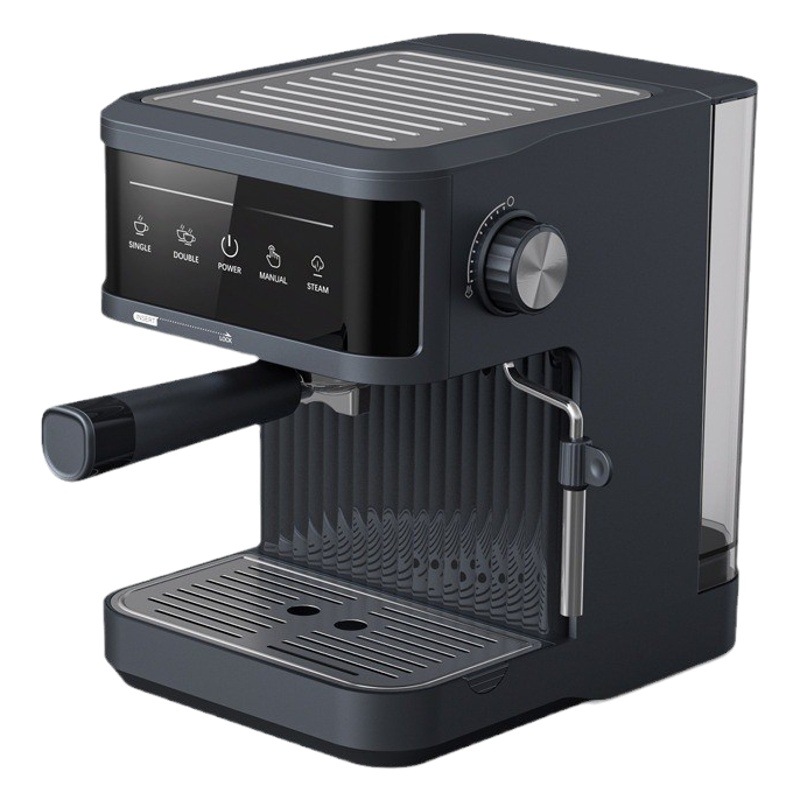Cross-Border Espresso Machine for Home Use, Heating and Extraction, Small Office Semi-Automatic Espresso Machine with Steam Milk Frother