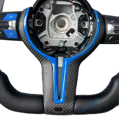 carbon fiber blue cross suitable | Steering wheel