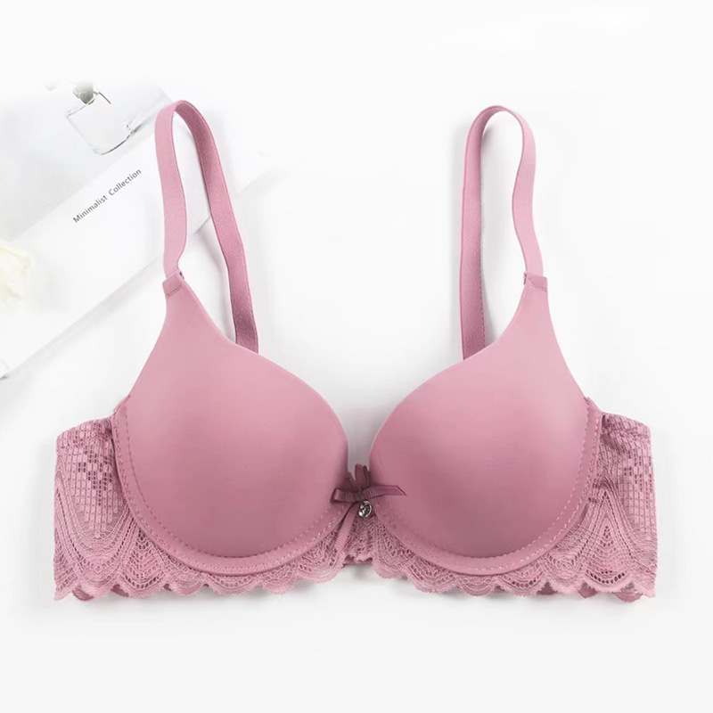 Shantou sostén en stock ropa interior del sudeste asiático de mujer tela de encaje transparente transpirable acúmulo cómodo sostén de mujer