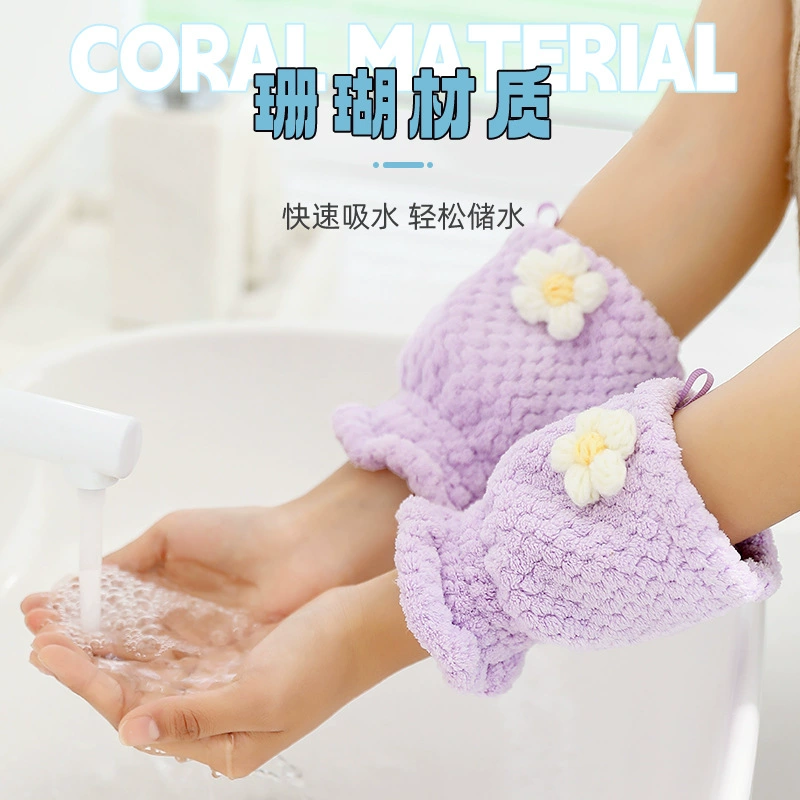 Новая манжета для мытья лица браслет впитывает воду на манжеты