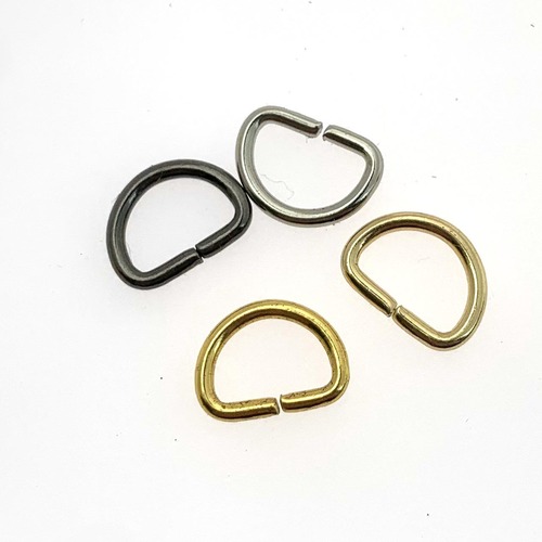 2.5-inch 1.4mm thick 8.5mm wide metal wire D-ring strap connection type ring for luggage hardware accessories