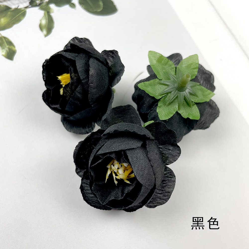 Hot sale retro brote de té de rosas DIY pecho material de tocado de flores de la pared de la sala de bodas arreglos de flores de fotografía adornos pequeños