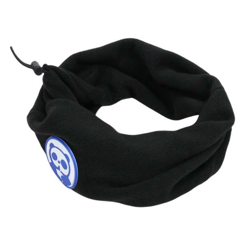 Manduo panda logo polar fleece pullover neck protection scarf men's and women's winter outdoor windproof warm riding collar