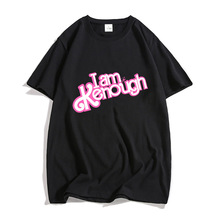 �L����I Am Kenough Barbenheimer Hot Pink T-shirts  Cotton Te