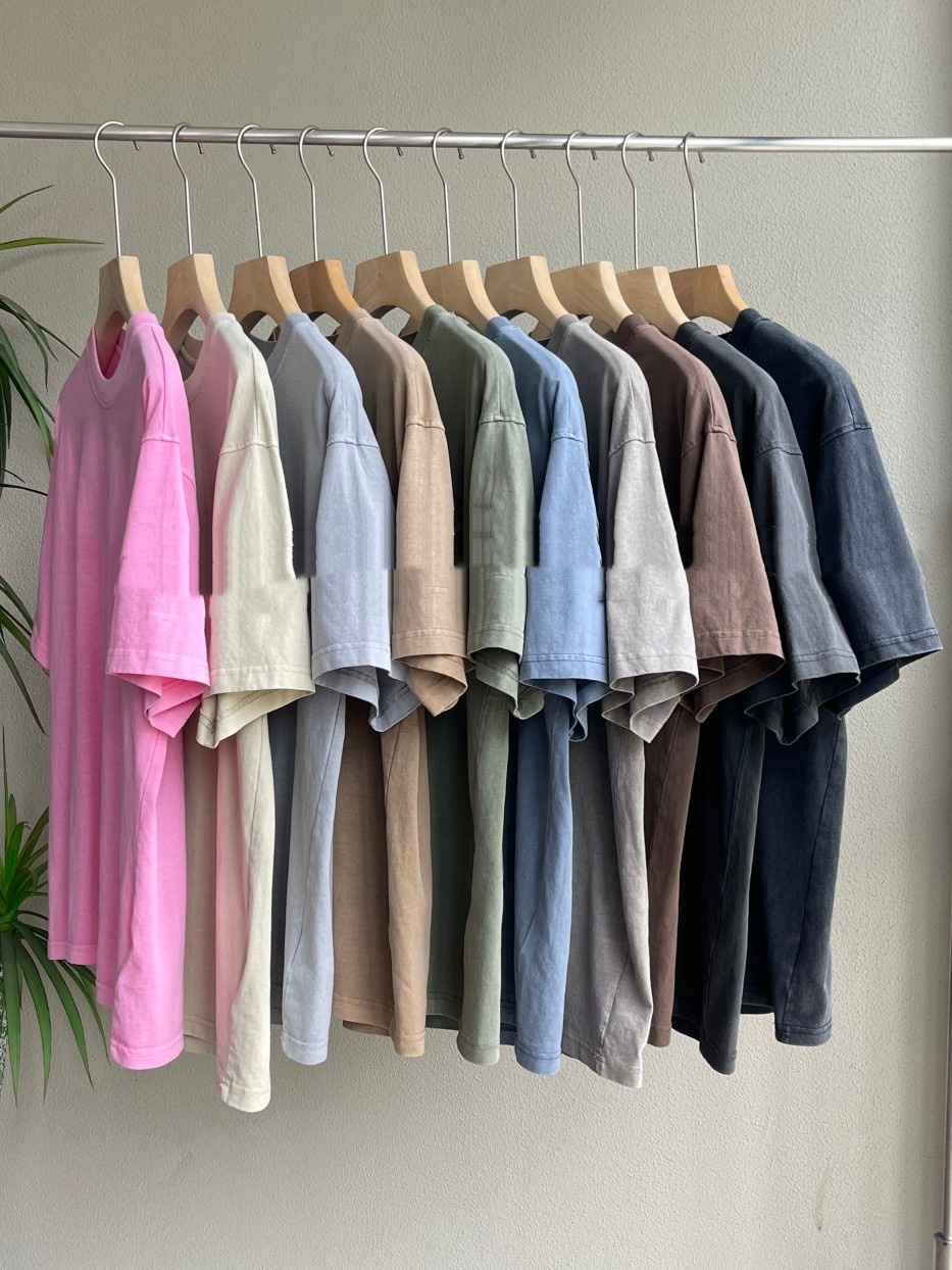 Lavados de algodón mangas cortas para brazaletes viejos lavado con agua hacer viejos brazaletes mangas cortas