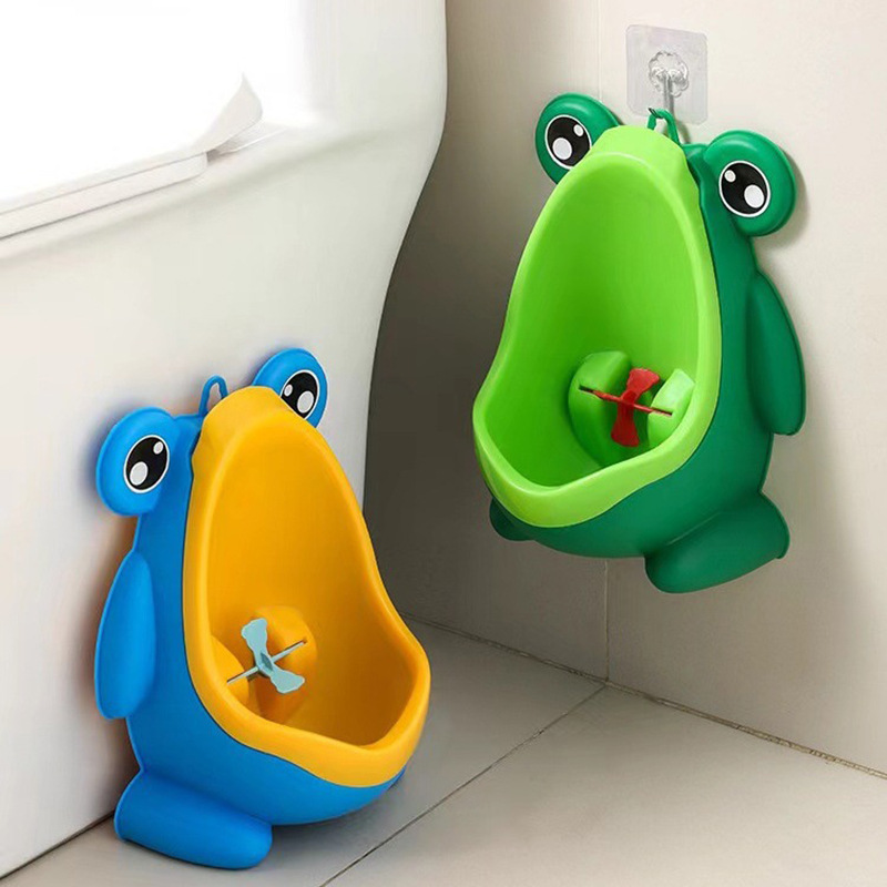 Toddler Potty Urinal Boy Standing Urinal Children's Cartoon Urinal Boy Wall-Mounted Urinal Blue