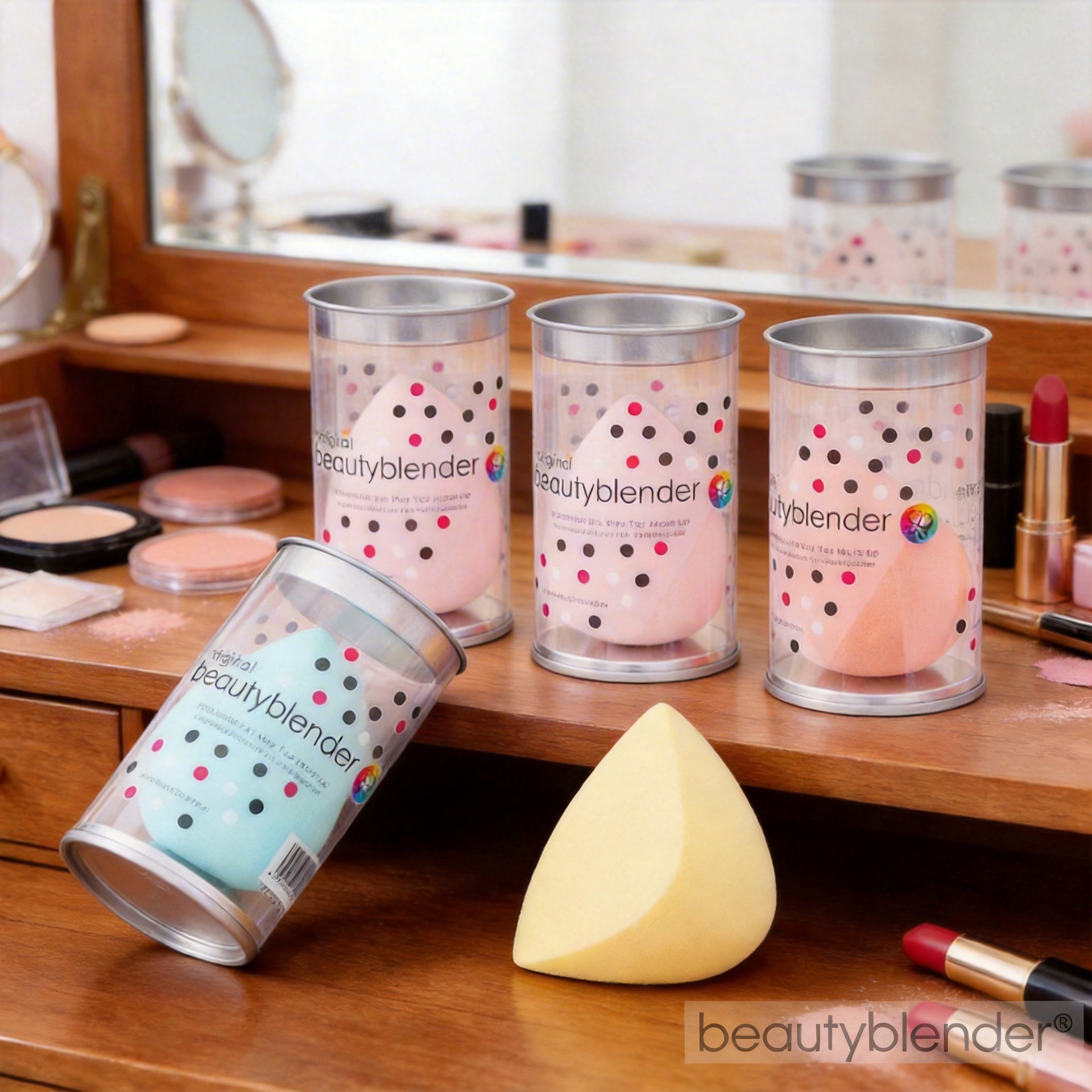 Zhuolya nuevo transfronterizo Venta caliente maquillaje huevo flor punto barril maquillaje belleza herramientas oblicuo corte gota de agua belleza huevo