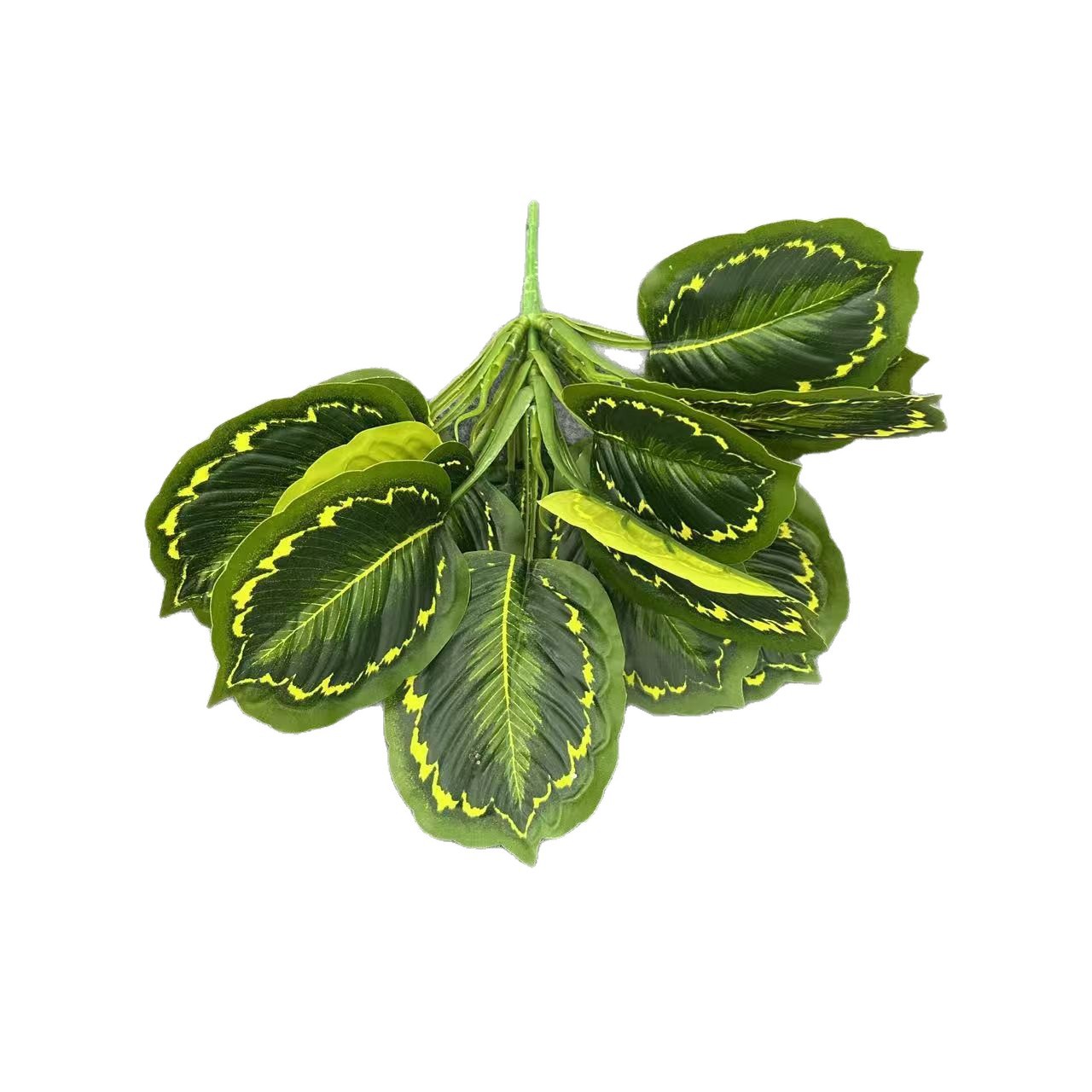 Planta Artificial de Bambú Pavo Real de Cinta Adhesiva, Hecho a Mano, para Decoración del Hogar y Oficina image 6
