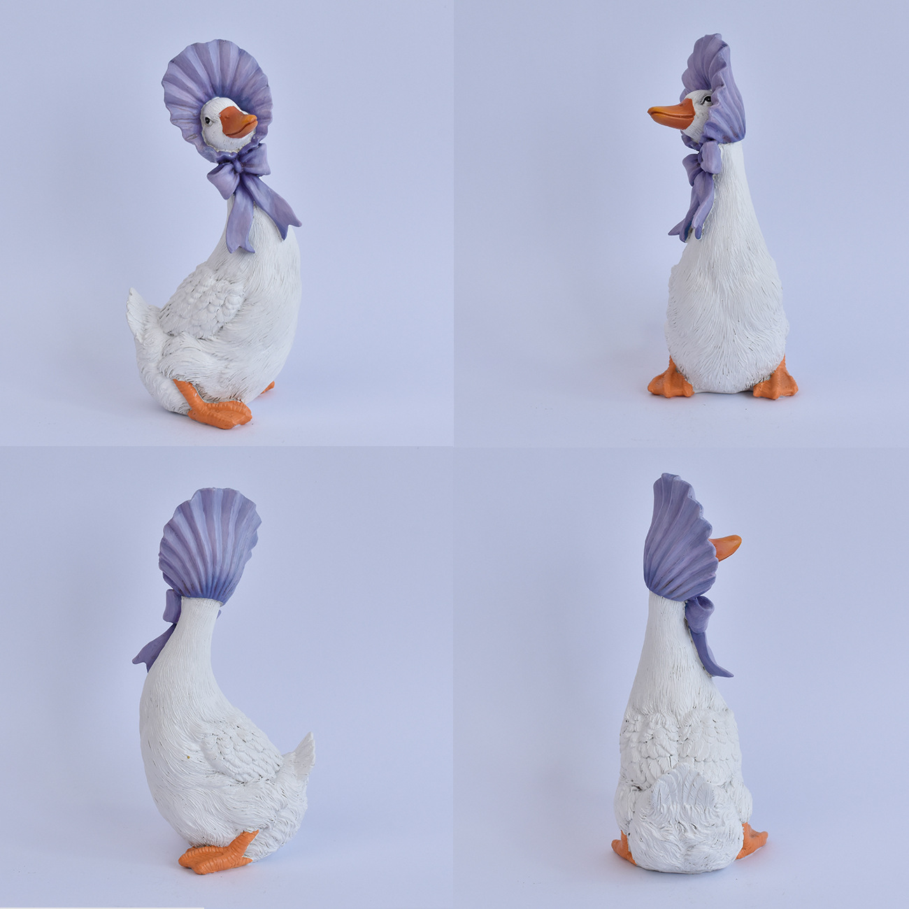 Simulated Cartoon Cute Little Duck Animal Ornament Garden Courtyard Potted Plant Decoration Home Rural_maomaolike.com