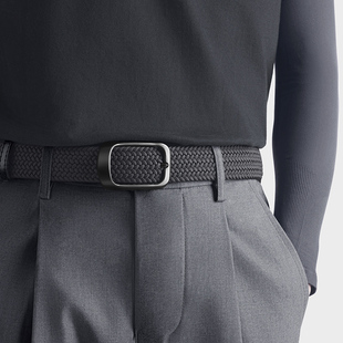 Comfortable woven elastic universal belt for men and women for leisure, 3.4cm, Korean style, wholesale