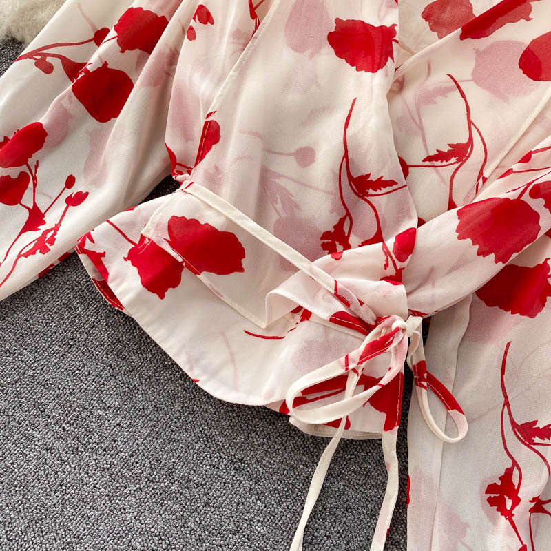 Title 26, Bedrucktes Chiffon-Kurzhemd im Split-Rock-Desig...