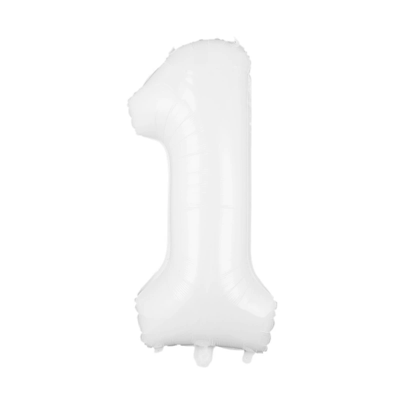 Digital white balloon, sticker, decorations for photo sessions, props, 32inch
