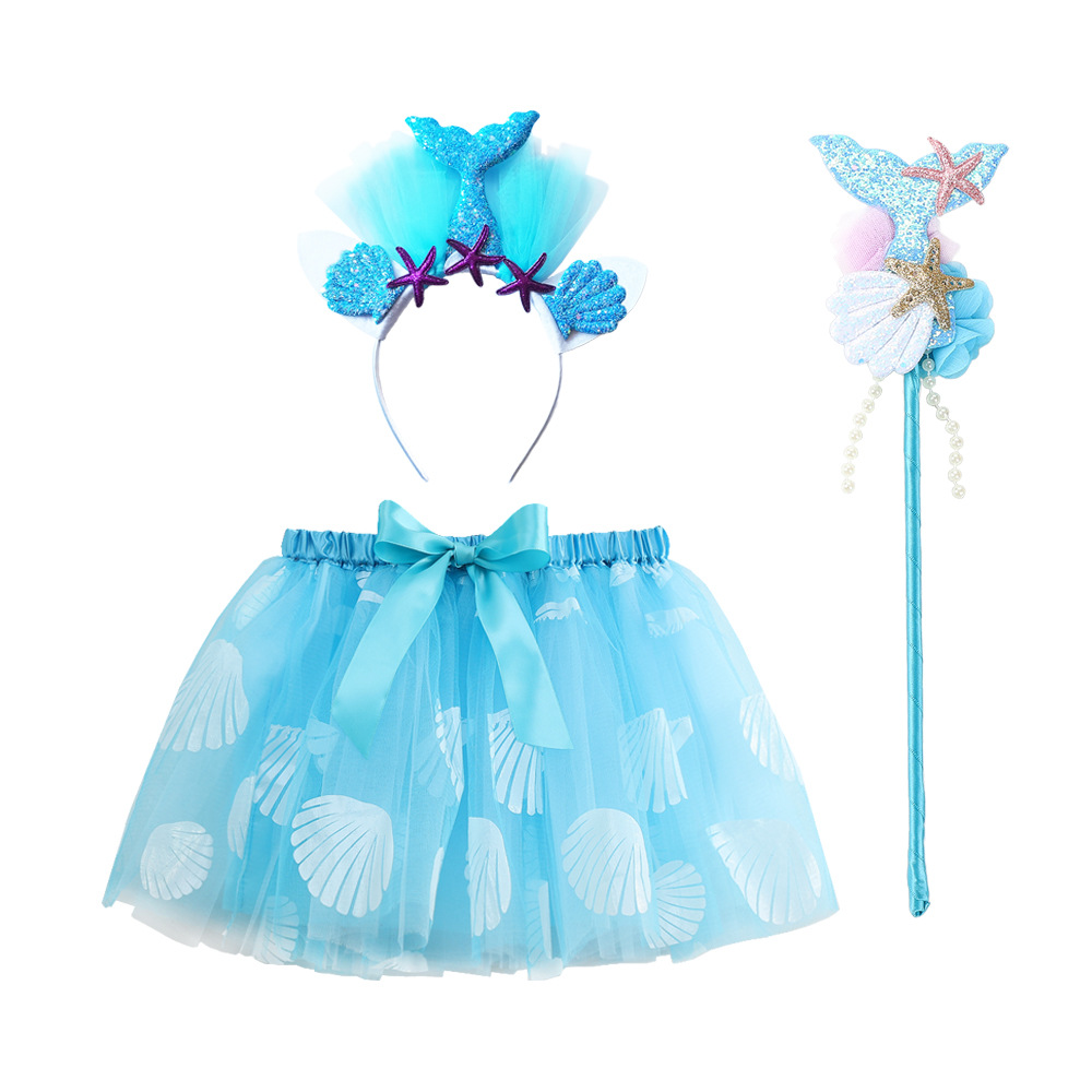 RS066+蓝尾3紫海星头扣+蓝尾魔法棒