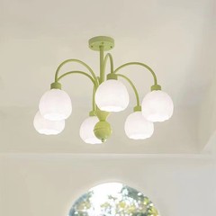 輕法式奶油風客廳吊燈溫馨浪漫玻璃網紅創意法式民宿餐廳書房臥室