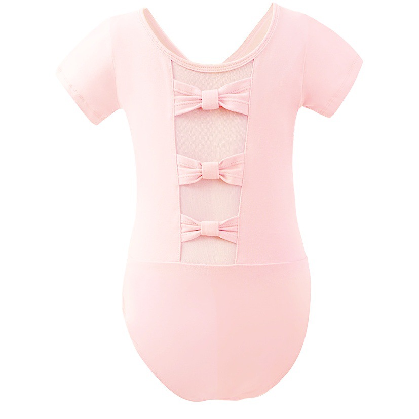 Ropa de baile para niños falda de Ballet de verano para niñas de manga corta de clasificación arco bailando niñas traje de baile chino