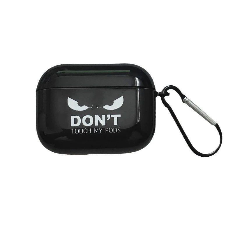 Suitable for the new AirPods 4th generation, 1/2th generation and 3rd generation Pro Bluetooth headset case with personalized white expression