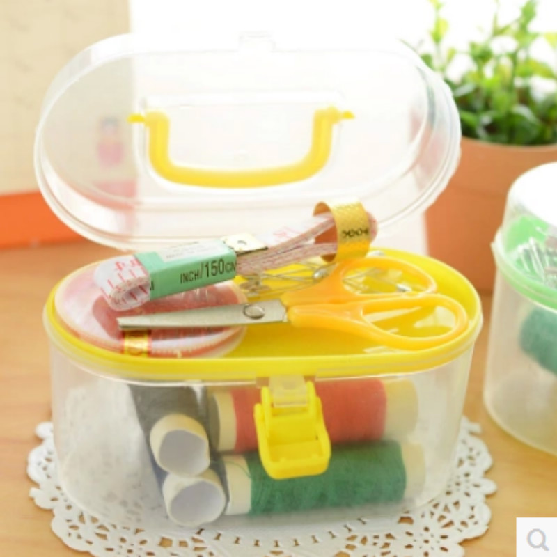 8N sewing kit set home hand sewing portable sewing machine small storage box multi-color practical quality good family 