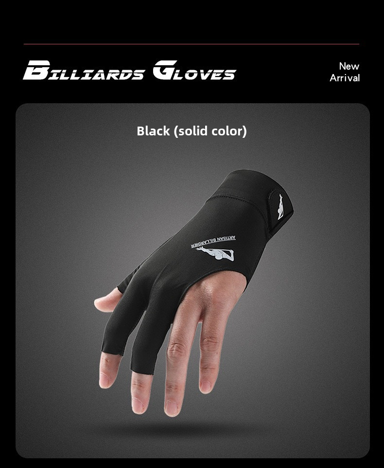 Billiards Gloves Sunscreen Men's and Women's Outdoor Snooker Non-slip Casual Thin Summer Cycling Single Pack_maomaolike.com