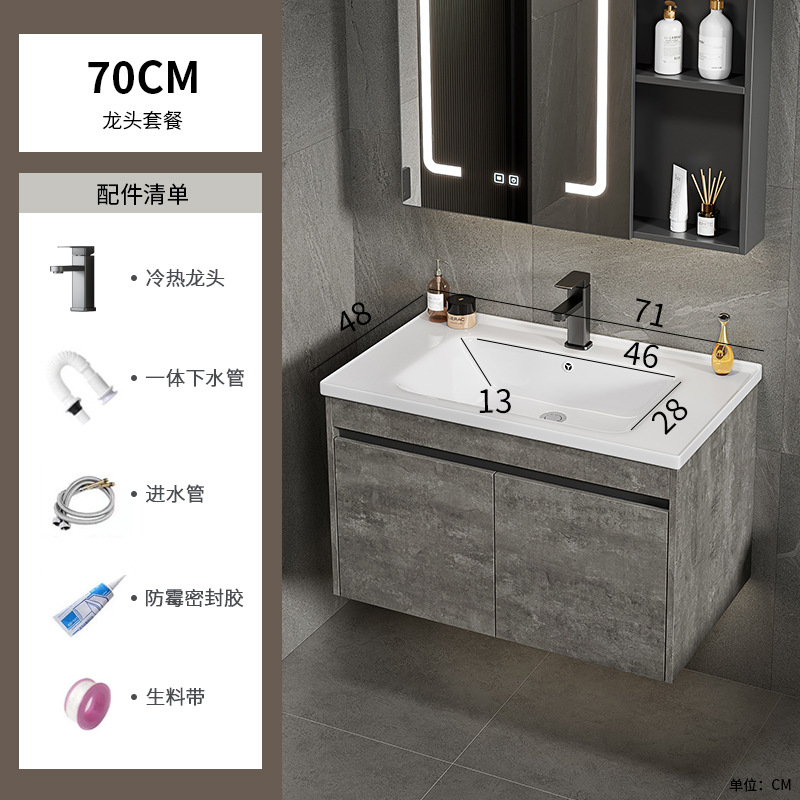 70 gabinetes de cerámica + grifo