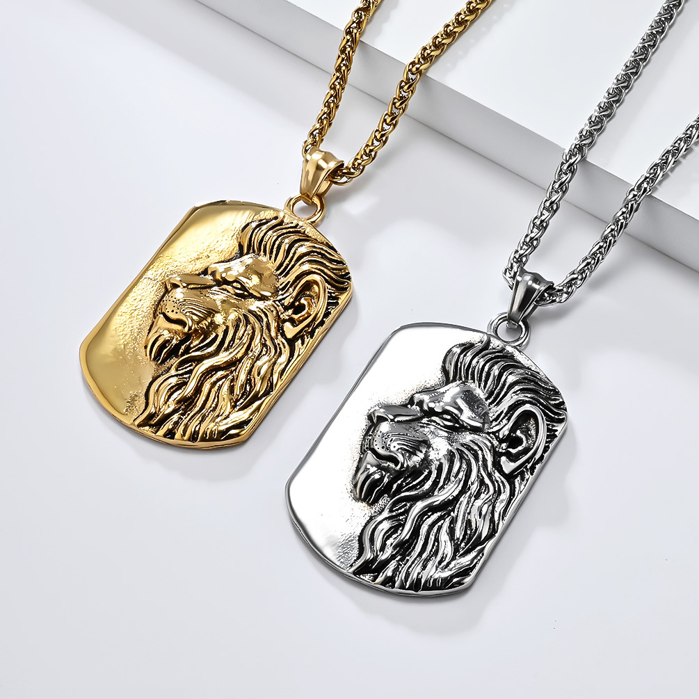 Fashionable necklace hip-hop style stainless steel