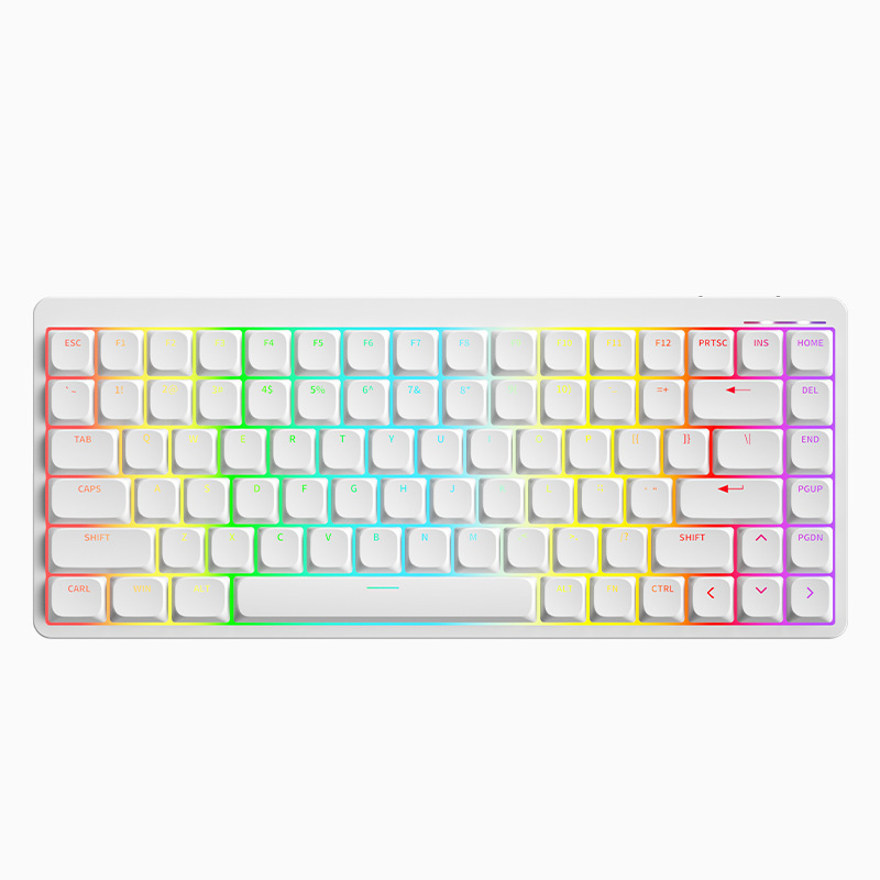 卸売 H75 3 モード低軸メカニカルキーボードワイヤレス有線オフィスポータブル超薄型高価値 Bluetooth キーボード|undefined