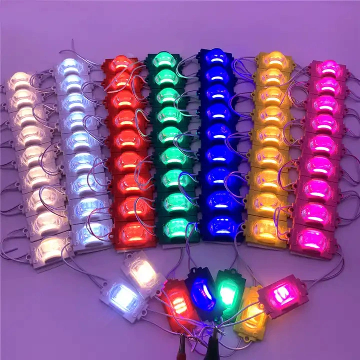 Высокоблестящая RGB-колесная бровная световая модуля 2835LED модуль 12V1.2W водостойкая IP67 задний фонарь грузовика боковой свет