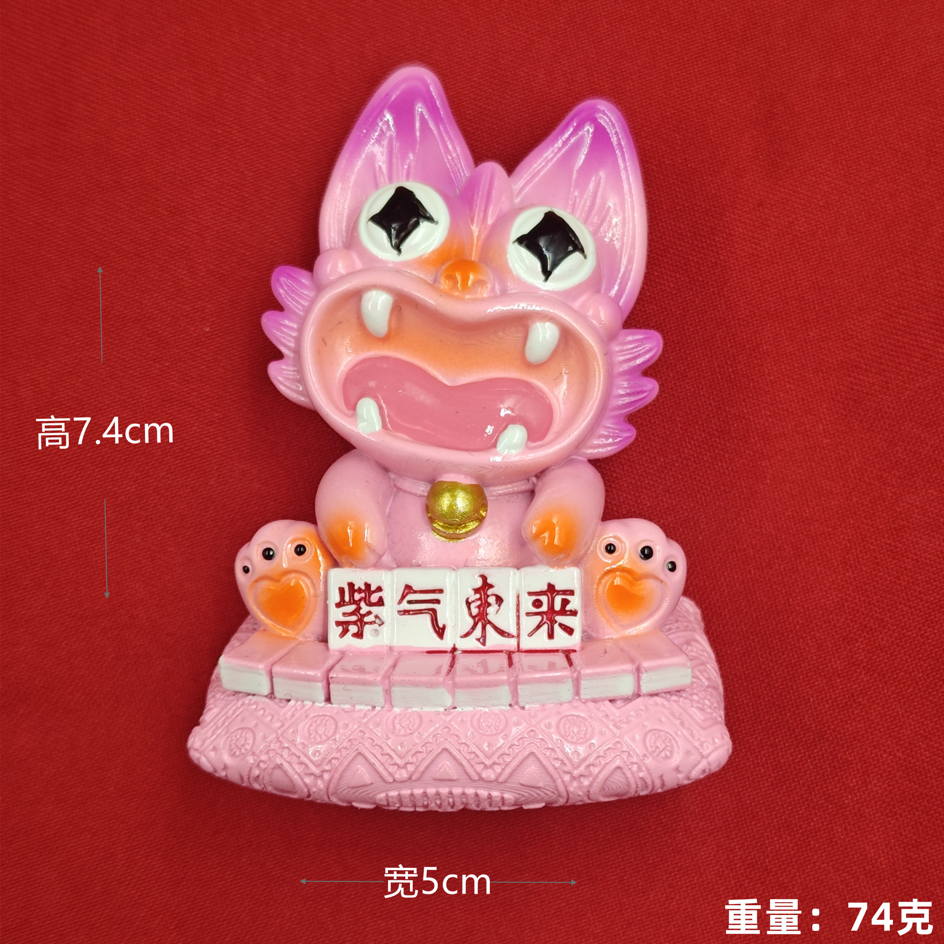 Colorido Yunnan auspicioso gato de azulejos refrigerador pegatinas de turismo conmemorativo PR regalo creativo fábrica de decoración directa image 10