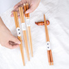 Four corner lotus/beylum sushi chopsticks simple home chopsticks pure color pointed chopsticks hotel restaurant wooden chopsticks tableware