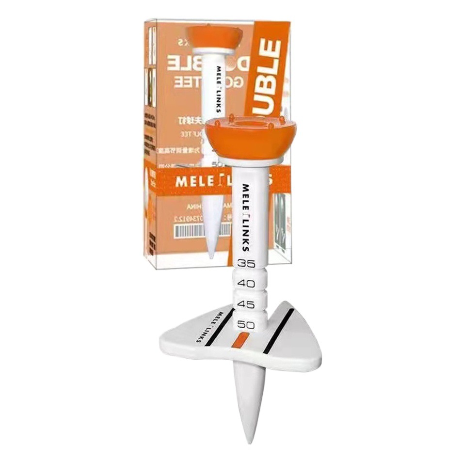 Golf de plástico Bola de uñas ajustable límite TEE con escala asiento de pelota de golf Tees accesorios de golf