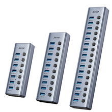 USB3.0�־���7��HUB�������_�P������Դһ����λʮ�ڸ��ټ�����