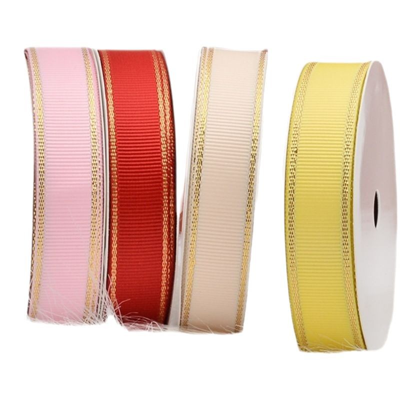 Phnom Penh ribbed tape, flor embalaje de pastel, caja de regalo, cinta, zapatos, sombreros, correa de decoración, arco, cinta de hilo superior