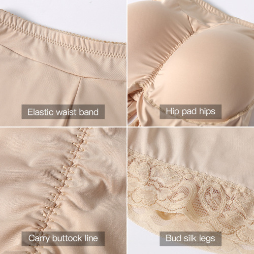 Women's belly-control butt-lifting pants with padded buttocks, peach buttocks and beautiful butt shaping pants, cross-border large size breathable high-waisted fake butt pants