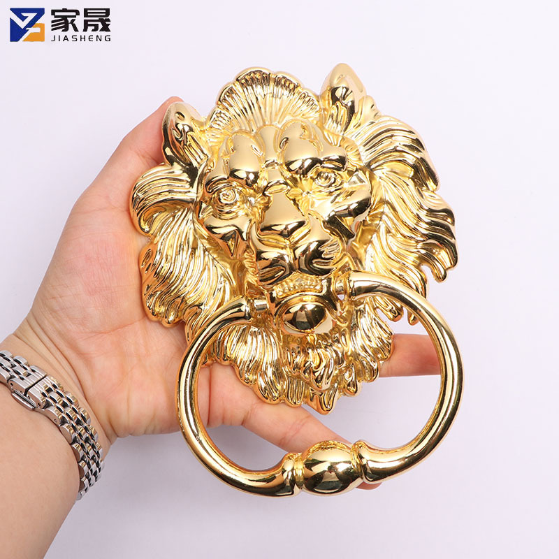 工場直売新中国式金色獅子頭拉環銀色亜鉛合金模造銅虎頭椅子背取っ手金物|undefined