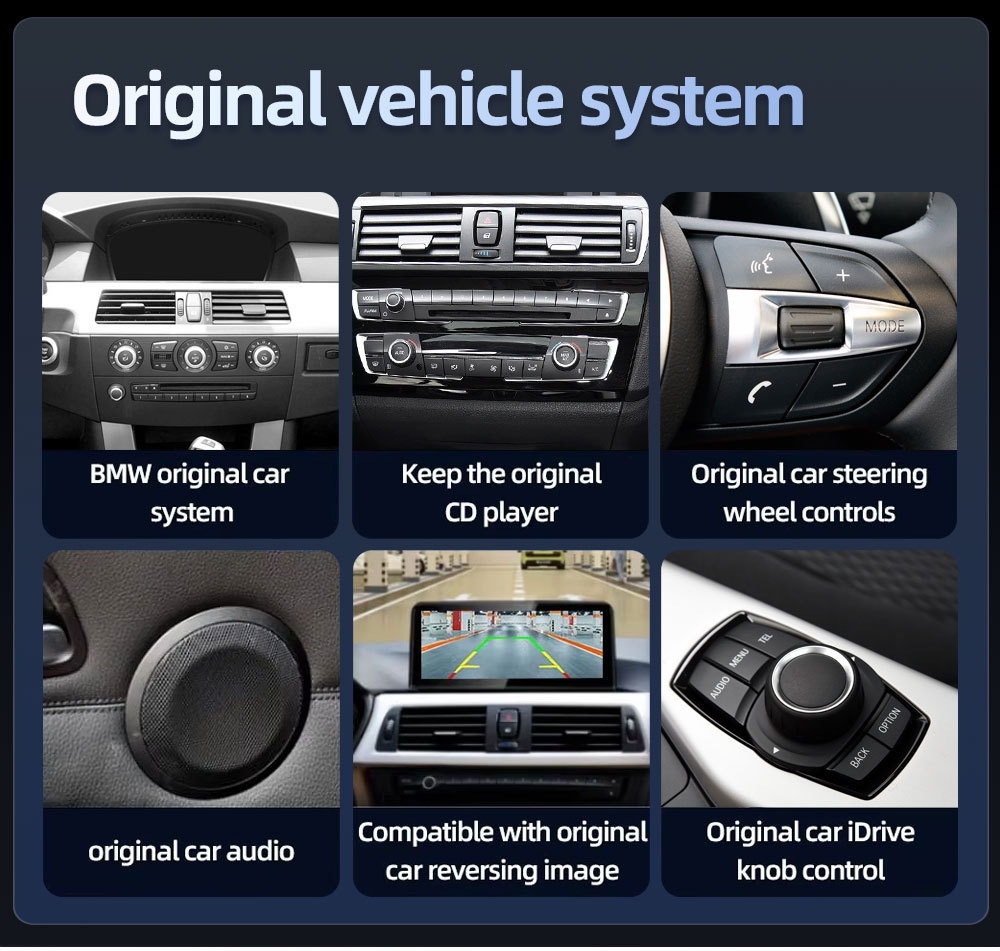 8.8inch Suitable for Bmw 5 Series E60 E61 E63 E64 Central Control Large Screen In-Car Gps Navigation All-In-One Device