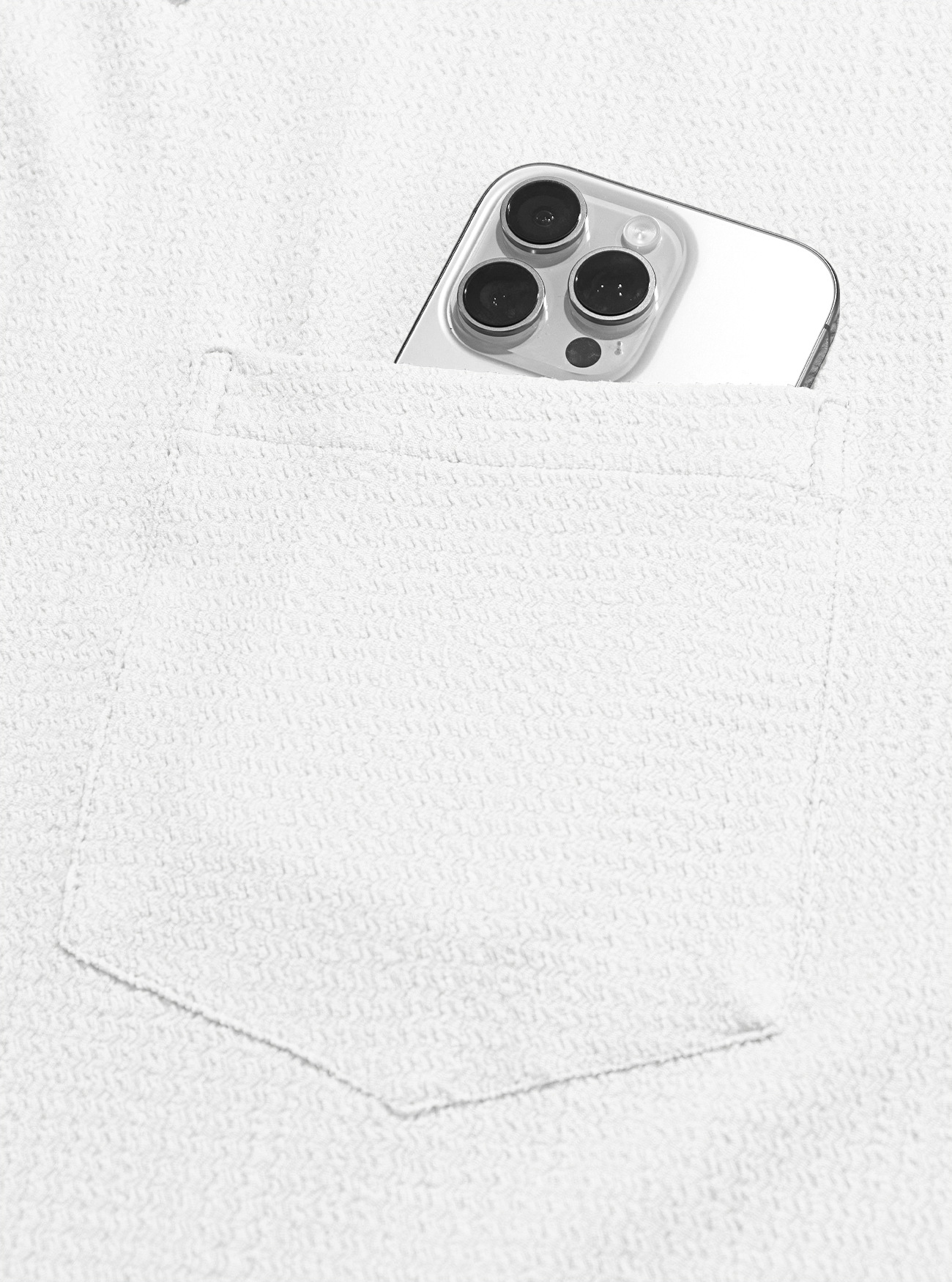 Herren Sommer Freizeithemd Einfarbig Mit Tasche Und Kragen_voghion.com
