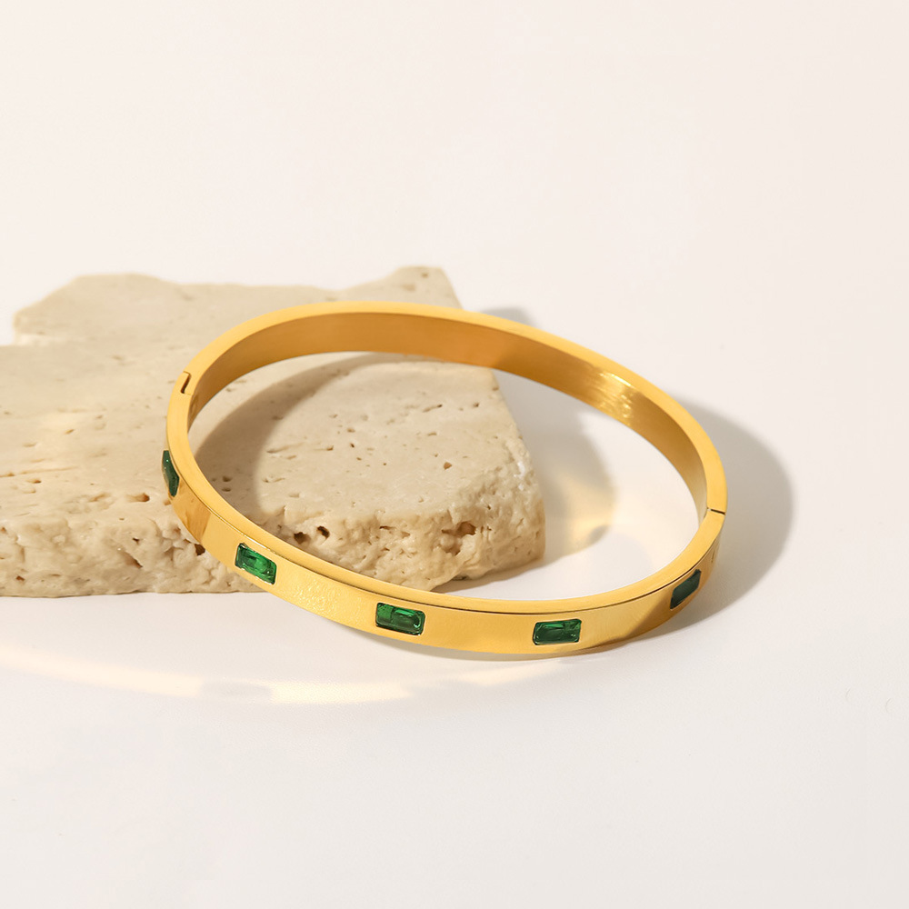 Fashion Round Stainless Steel Bangle Plating Stainless Steel Bracelets