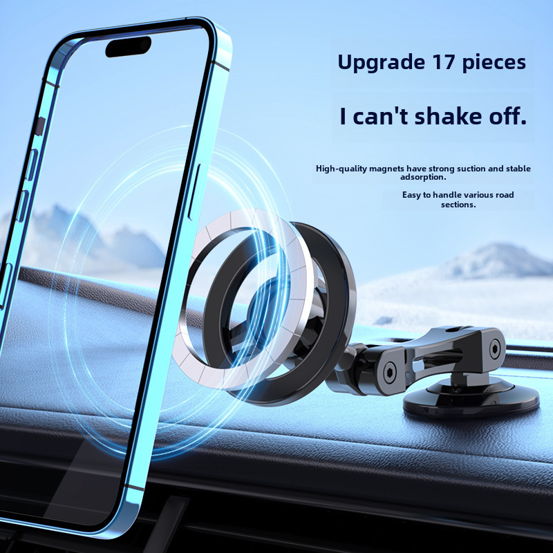 Auto-Handyhalterung Magsafe magnetische Anziehungskraft kann 360 Grad gedreht werden Einstellung Instrumententafel Paste universelle Autohalterung_voghion.com