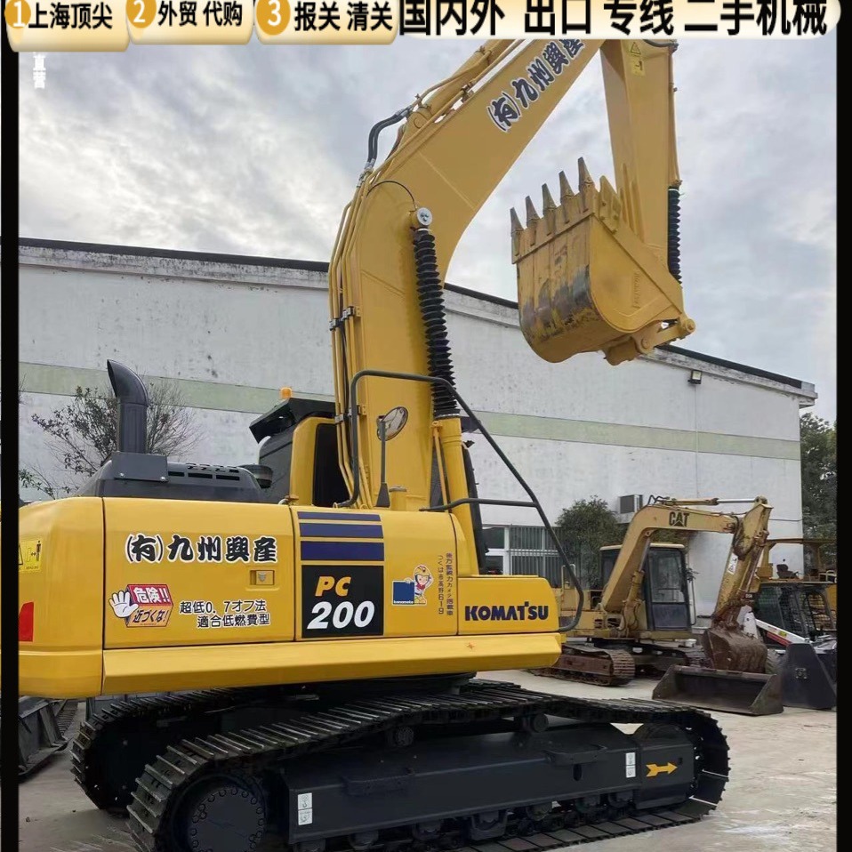 Excavadoras importadas 200 y 220 Komatsu usadas, 90% nuevas exportaciones de comercio exterior exclusivas