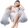 direct deal environmental protection PVC inflation Pregnant women pillow Maternal Nursing pillow package Flocking Travel Pillow