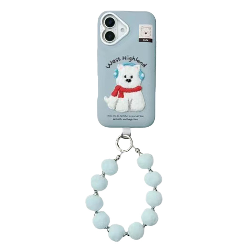 Perro salchicha acostado para 16ProMax bag cuero iphone14 funda para teléfono móvil 13 Apple 15 pulsera femenina 16